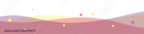 Transparent blob footer