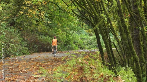 This scene is along the Middle Fork Willamette River Path between Dorris Ranch and Clearwater Park in Springfield, Lane County, Oregon. photo