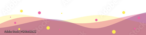Transparent blob footer