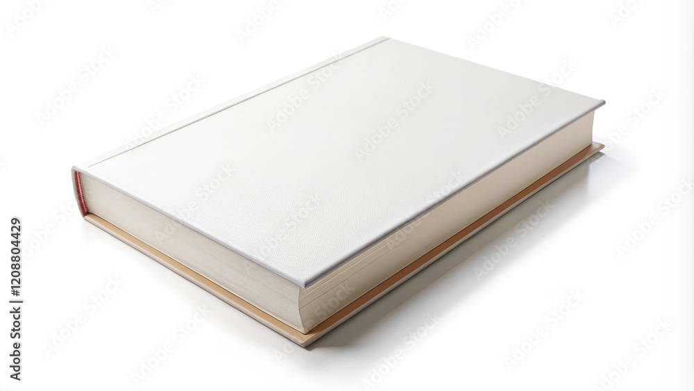 Realistic blank book template isolated on white background for design presentation, book, template, mockup Realistic blank book template isolated on white background for design presentation, book, template, mockup