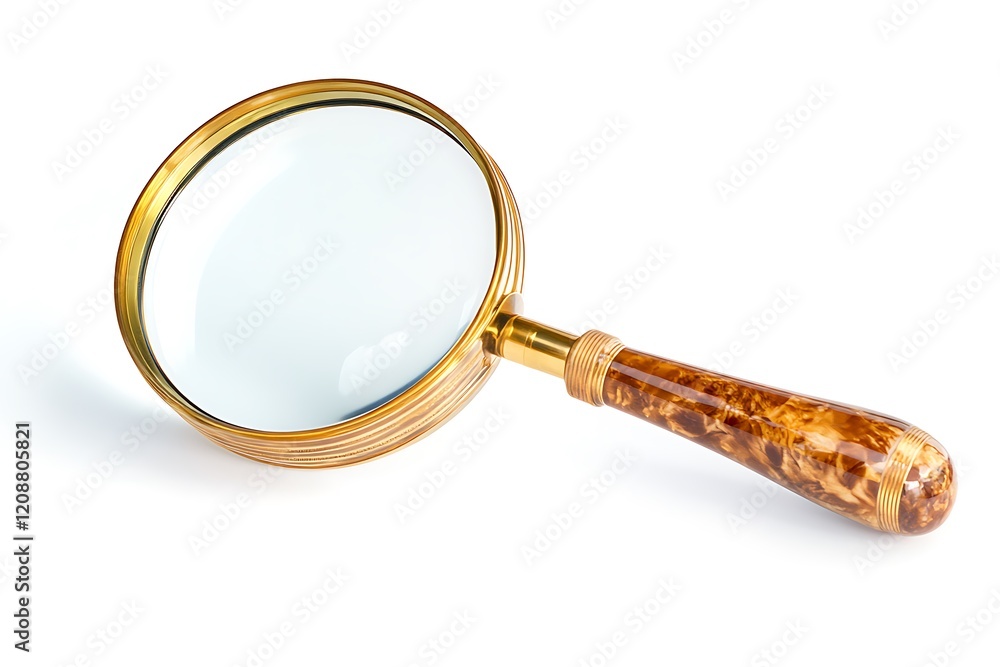 Magnifying glass isolated on white background Magnifying glass isolated on white background