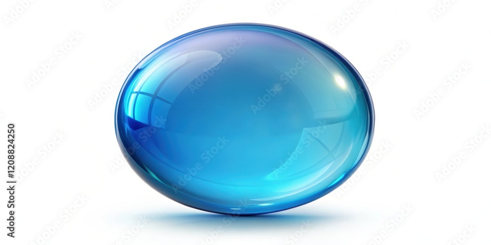Shiny blue bubble isolated with reflection on white background, shiny, blue, bubble, isolated,reflection, circle, round Shiny blue bubble isolated with reflection on white background, shiny, blue, bubble, isolated,reflection, circle, round