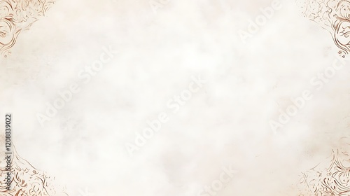 Elegant Off White Background With Ornate Corners