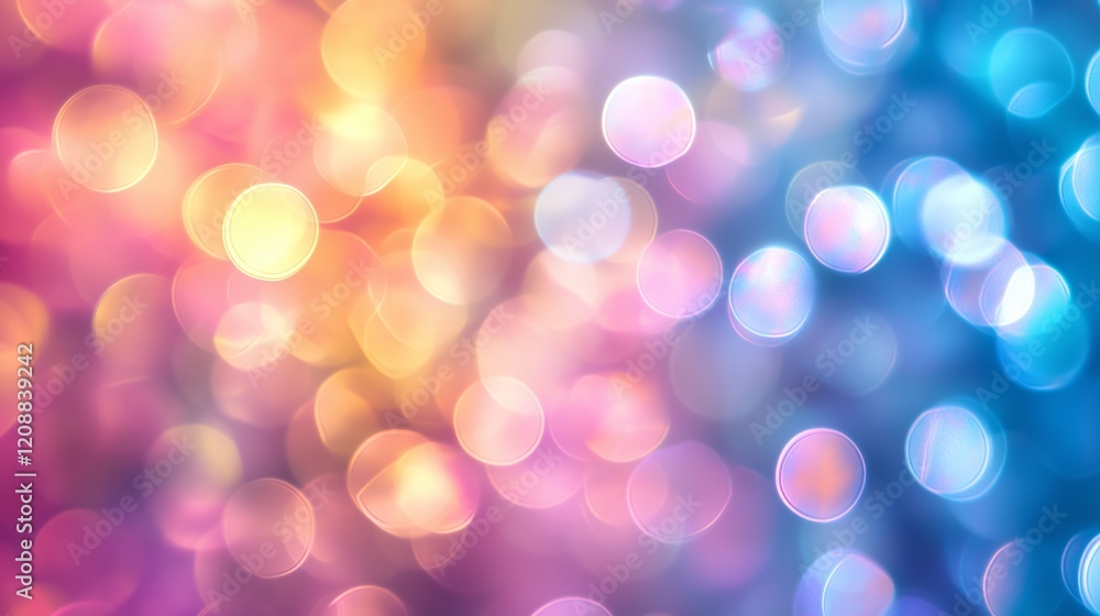 Fototapeta premium Pastel colored holographic background