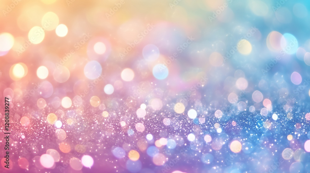 Obraz premium Pastel colored holographic background