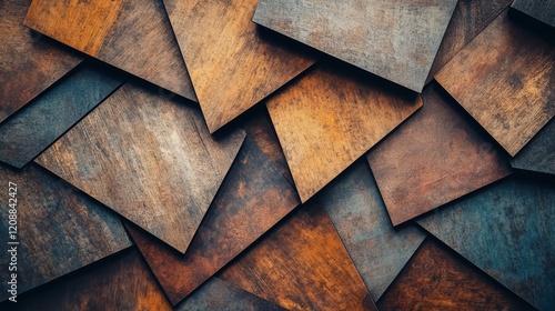 geometric wood background