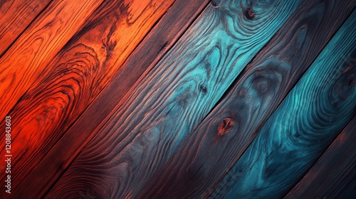 colorful wooden board texture