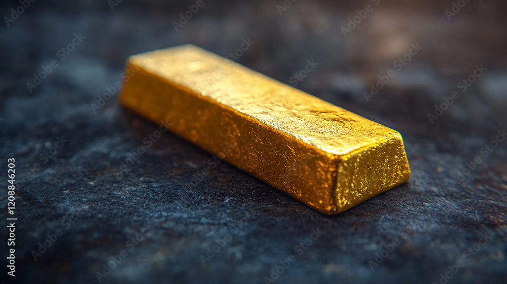 Shiny gold bar in a minimalistic style isolated on a sleek black background symbolizing wealth luxury financial success investment prosperity and modern elegance with space for captions or text
Shiny gold bar in a minimalistic style isolated on a sleek black background symbolizing wealth luxury financial success investment prosperity and modern elegance with space for captions or text