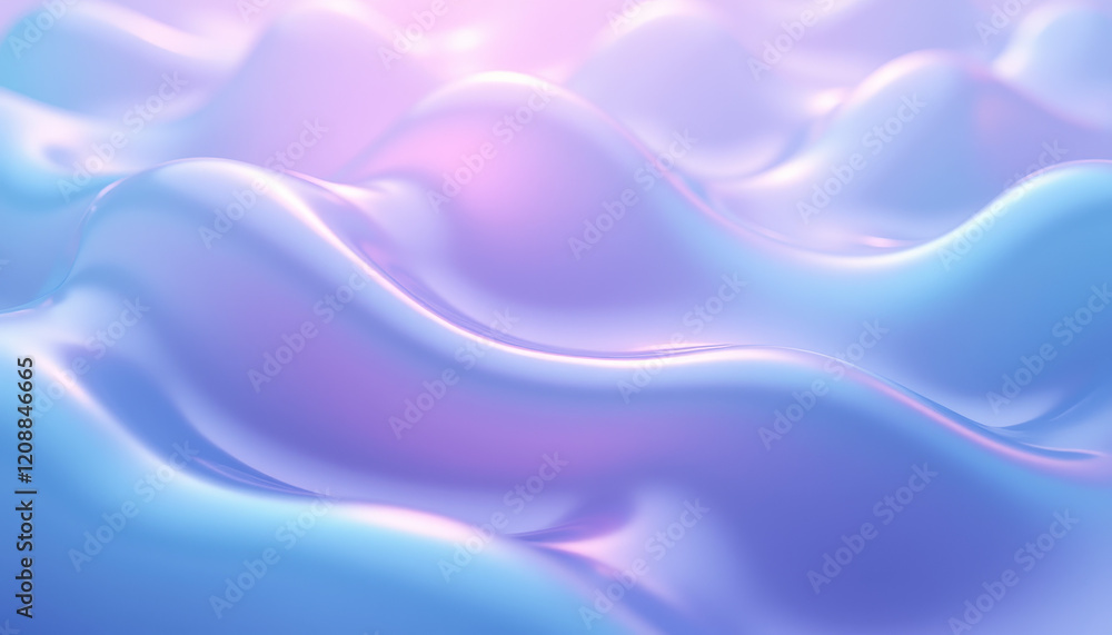 Soft Purple Jelly Texture with Fluid Waves and Gentle Glow Soft Purple Jelly Texture with Fluid Waves and Gentle Glow