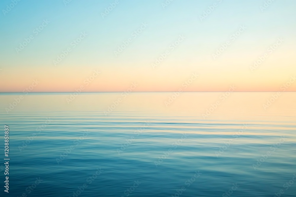 Serene Sunset Over Calm Water Serene Sunset Over Calm Water
