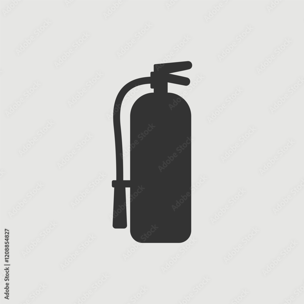 Vector Simple Isolated Fire Extinguisher Icon Vector Simple Isolated Fire Extinguisher Icon