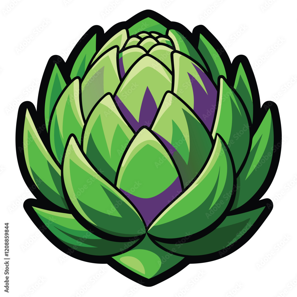 Obraz premium Fresh Asparagus Vector Illustration: Healthy, Organic Vegetable Design 