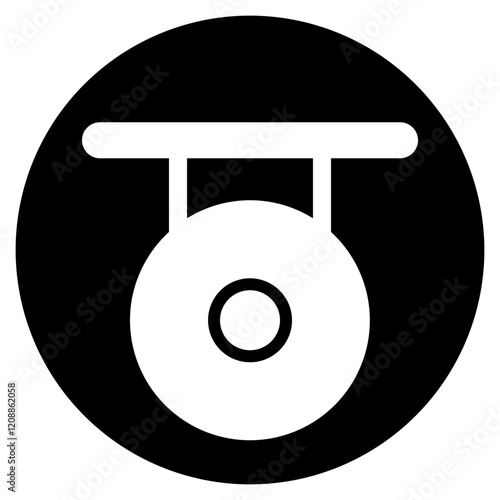 gong glyph icon