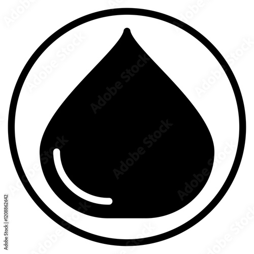 dumpling glyph icon