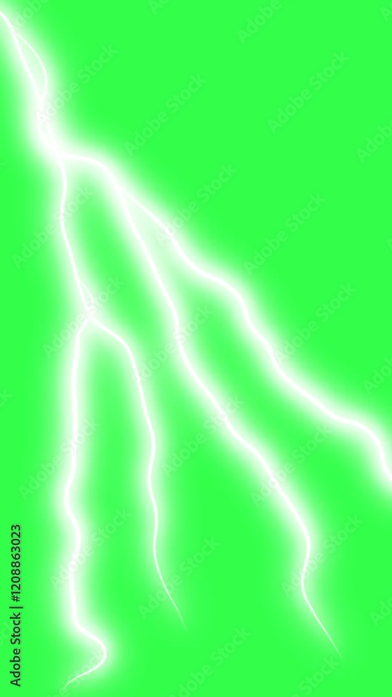 lightning animation with green screen background portrait for mobile size lightning animation with green screen background portrait for mobile size