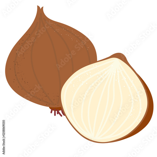 Brown onion 