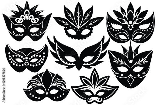 Carnival Mask Silhouette