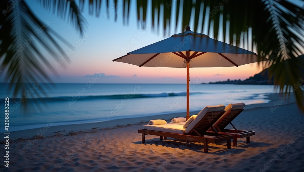 custom made wallpaper toronto digitalBeautiful Beach with Palm Trees for Tourism, Wellness, Holidays, and Travel