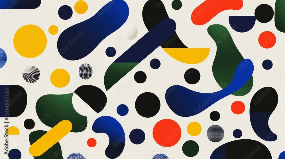 Abstract Colorful Shapes Modern Geometric Pattern Background Design Abstract Colorful Shapes Modern Geometric Pattern Background Design