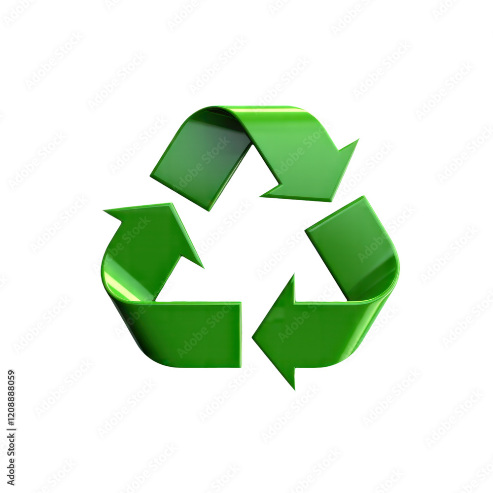 Recycle bin icon on a transparent background Recycle bin icon on a transparent background