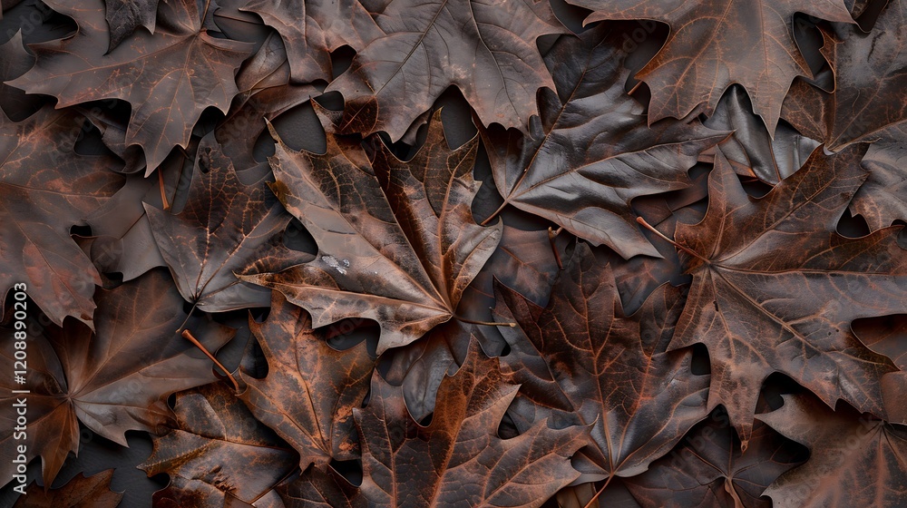 Autumn maple leaves background. Top view Autumn maple leaves background. Top view