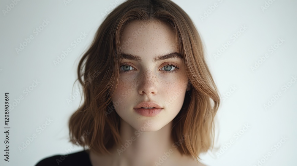 close up face portrait of a multiracial woman with pretty beautiful clean skin and no makeup smiling confidently, facial and beauty close up face portrait of a multiracial woman with pretty beautiful clean skin and no makeup smiling confidently, facial and beauty