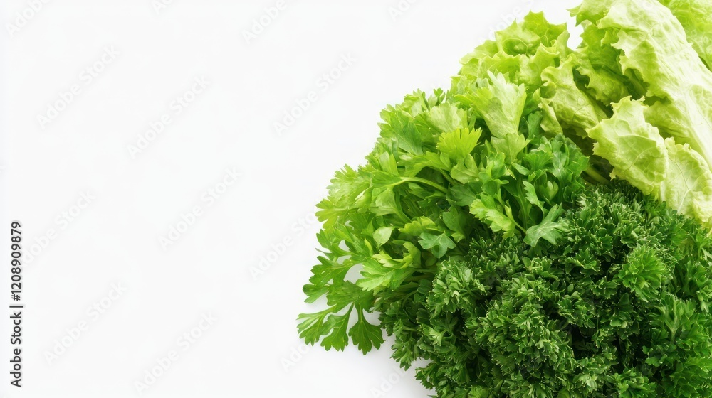 Fresh Assortment of Green Leafy Vegetables Fresh Assortment of Green Leafy Vegetables