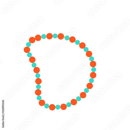 colorful beaded bracelet