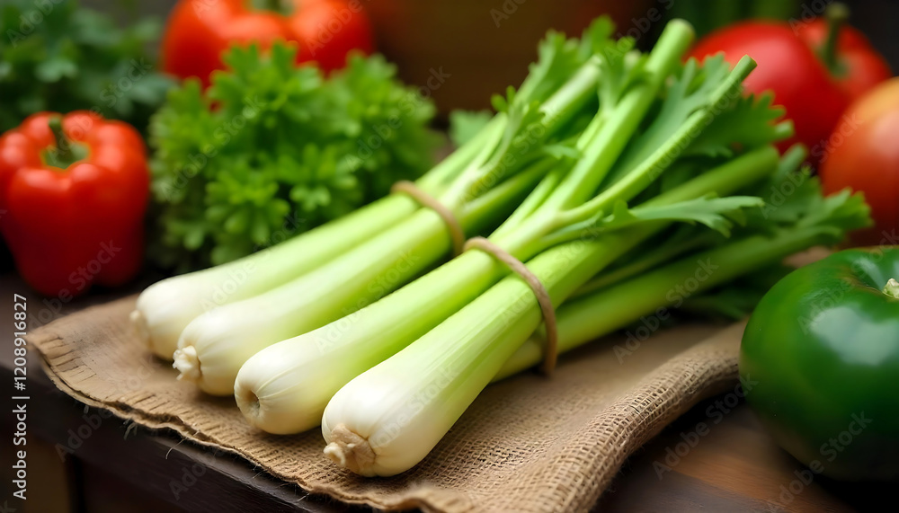 Fresh Celery Stalks Organic Produce Healthy Eating Fresh Celery Stalks Organic Produce Healthy Eating