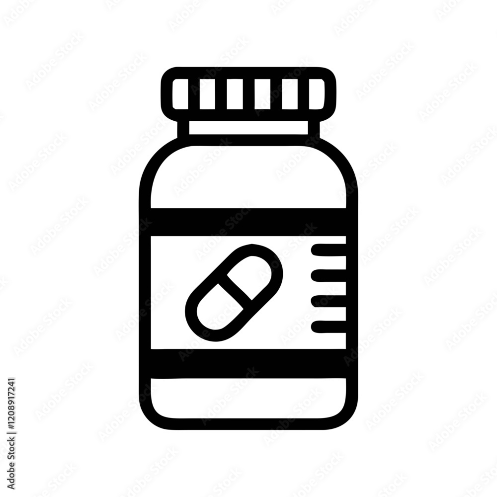 pill bottle icon design pill bottle icon design