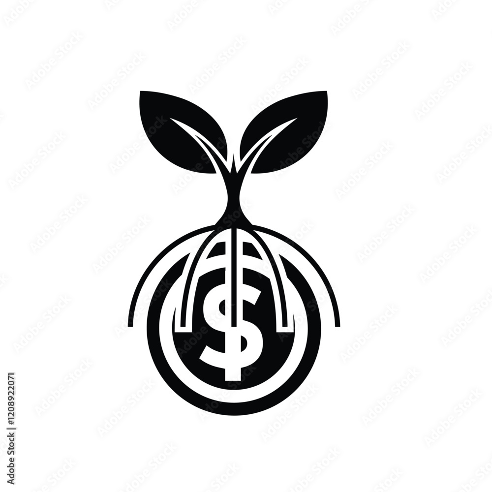 economy icon. vector tree on coins on white background. economic growth, for finance, healthy economy. solid design style. economy icon. vector tree on coins on white background. economic growth, for finance, healthy economy. solid design style.