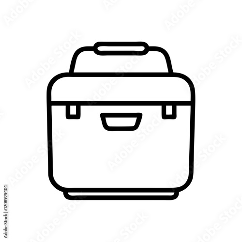 portable cooler icon design