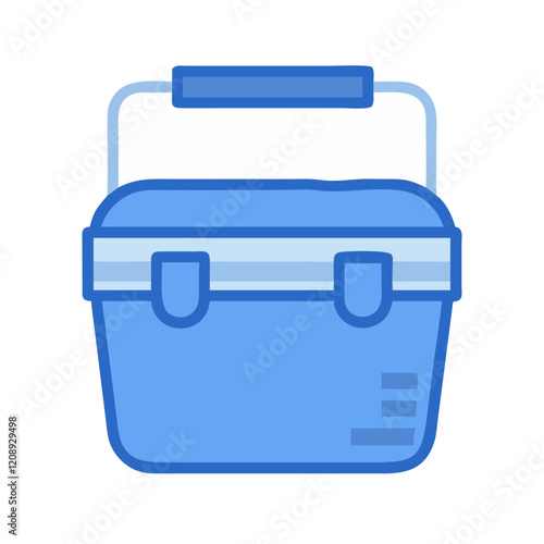 portable cooler icon design