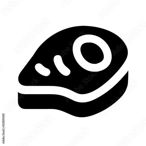 raw meat icon design