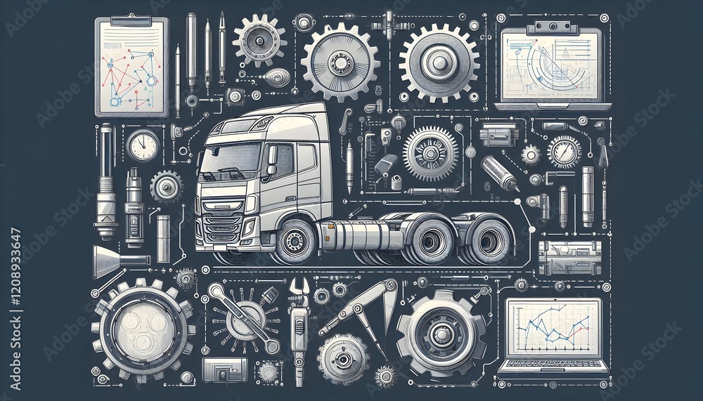 The features, design, and functionality of a truck The features, design, and functionality of a truck