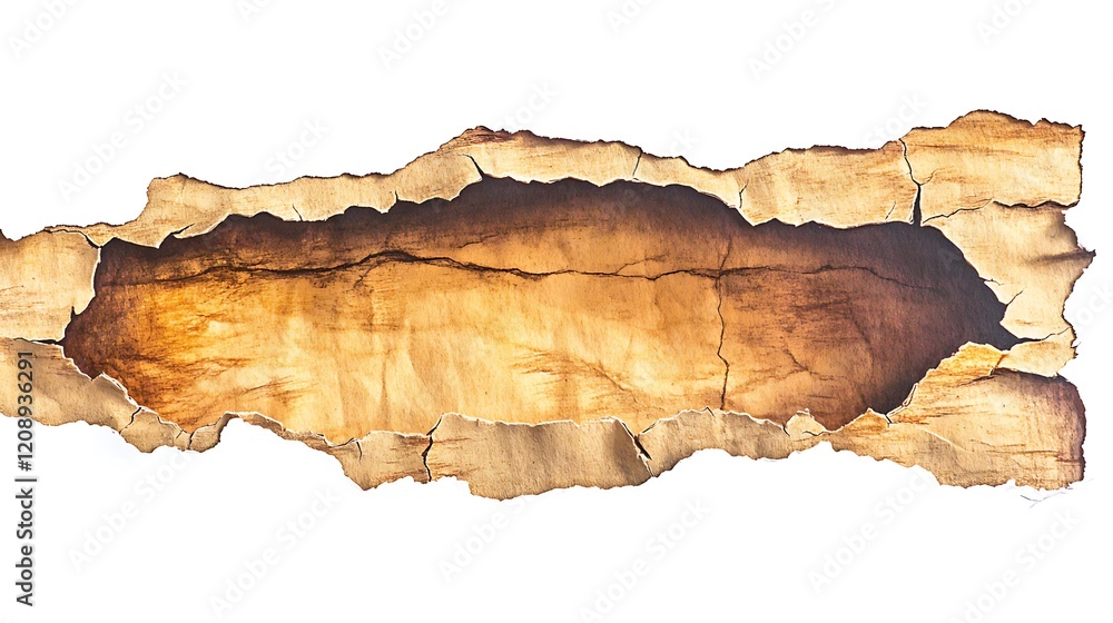 Fototapeta premium Abstract Bark Fragment: A Study in Texture and Form