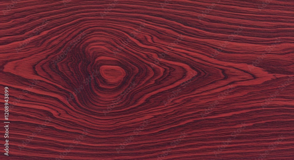 Rich red wood grain texture with flowing, organic patterns forming concentric rings and natural waves. Rich red wood grain texture with flowing, organic patterns forming concentric rings and natural waves.