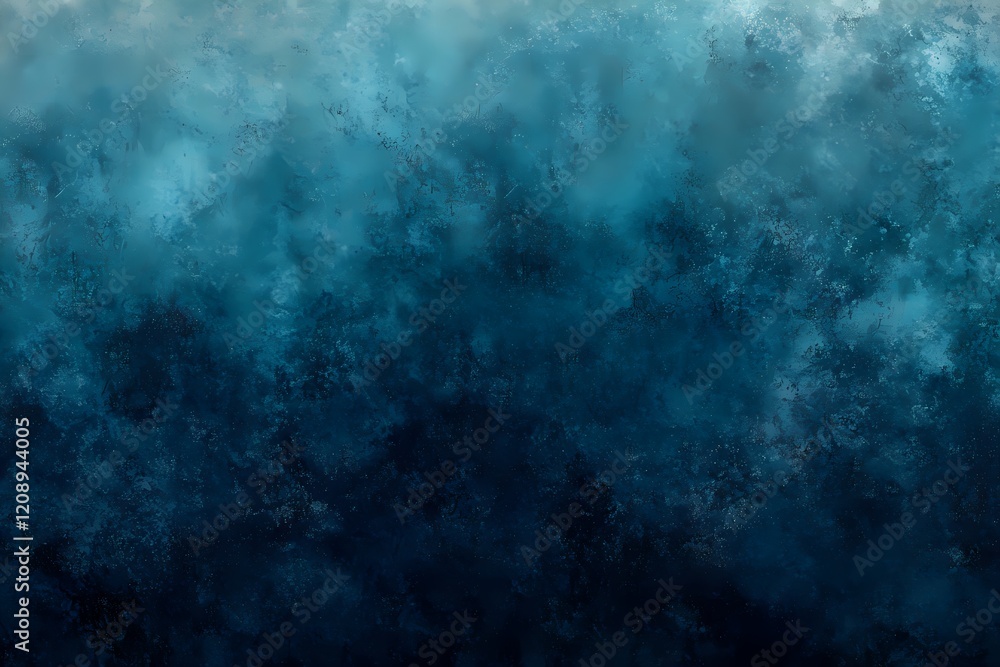 Obraz premium Abstract Blue Texture Deep Space Nebula Background