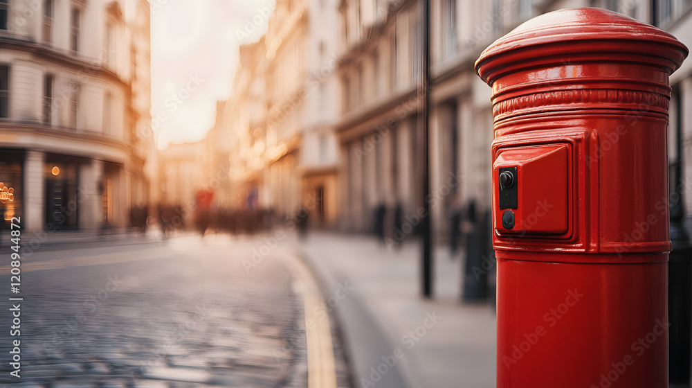 A close-up of a historic red mailbox on a British street, capturing the classic design and iconic features of British postal heritage.
A close-up of a historic red mailbox on a British street, capturing the classic design and iconic features of British postal heritage.