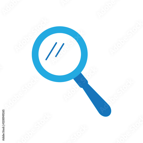 search icon illustration flat