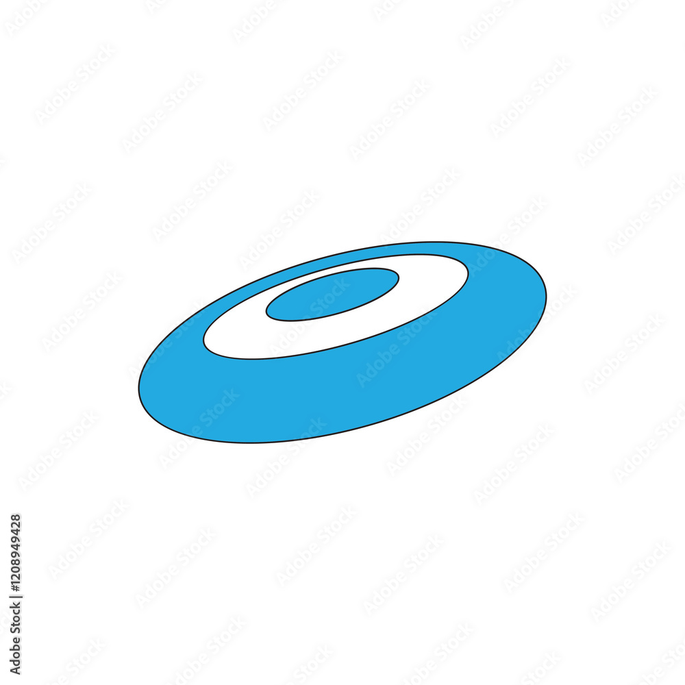 frisbee icon illustration flat frisbee icon illustration flat