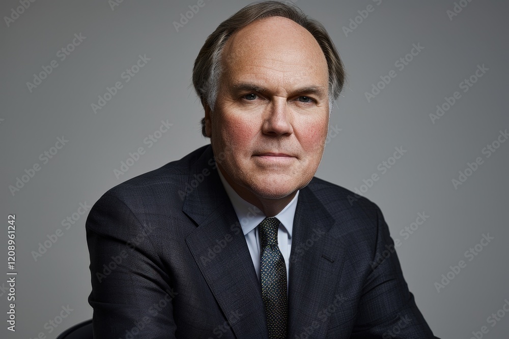 A professional portrait of a distinguished man in a suit, conveying confidence and authority. A professional portrait of a distinguished man in a suit, conveying confidence and authority.