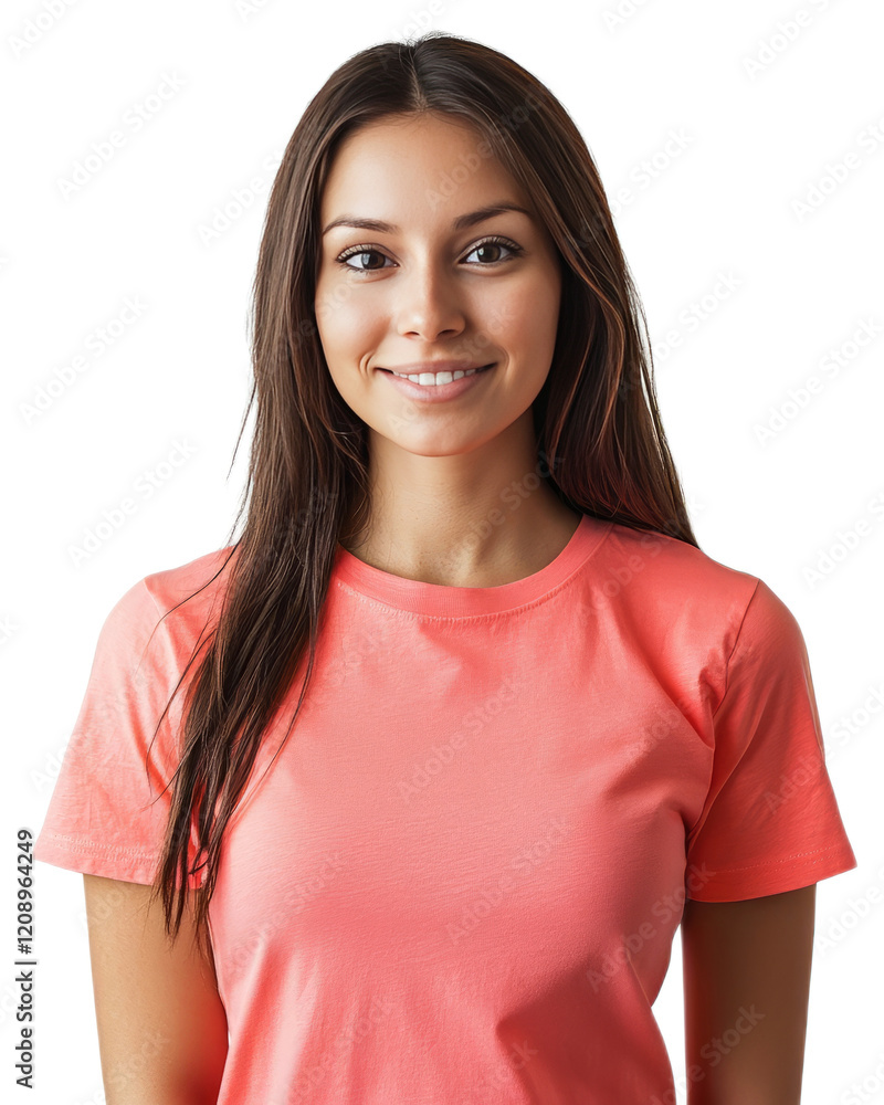 Fototapeta premium Confident and Cheerful Young Female Professional Smiling in Studio