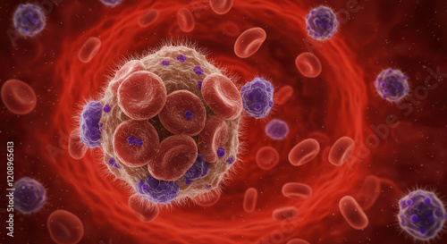 Hairy Cell Leukemia Visualized in 3D: Hematological Cancer Featuring Abnormal B Lymphocytes in Chronic Lymphocytic Leukemia