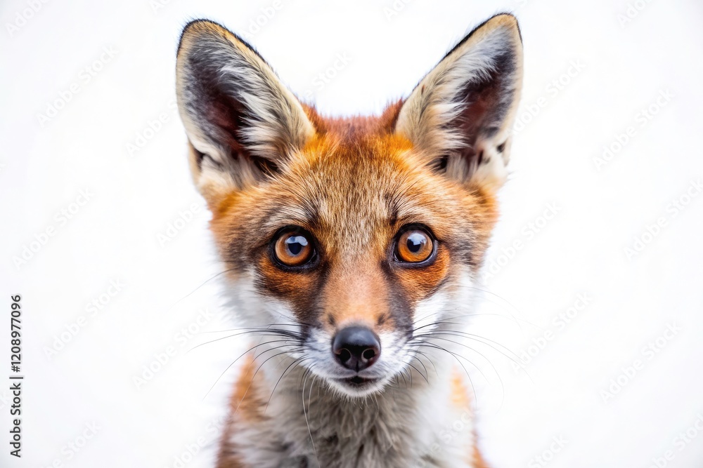 Adorable Curious Mammal, Bright Eyes, Playful Expression, White Background, Cute Animal Photo Adorable Curious Mammal, Bright Eyes, Playful Expression, White Background, Cute Animal Photo