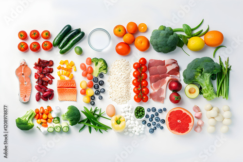 Nutritional Harmony: A Comprehensive MZ Dietary Plan Display