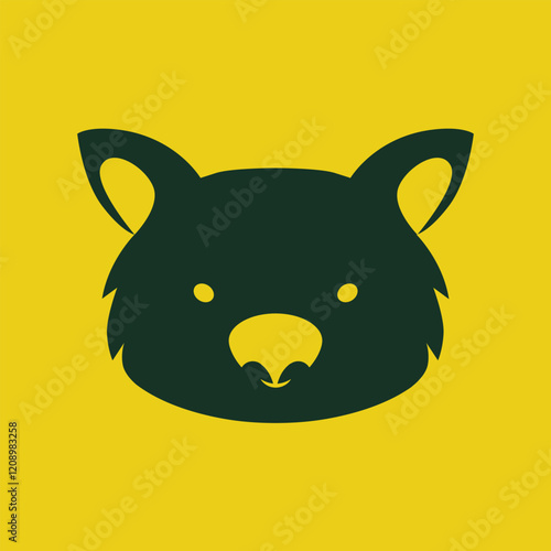 wombats minimalist logo, wombat minimalist icon