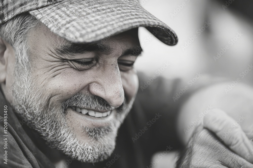 A close-up of faces with laughter and joy, caught in a candid moment. The expressions, Generative AI A close-up of faces with laughter and joy, caught in a candid moment. The expressions, Generative AI