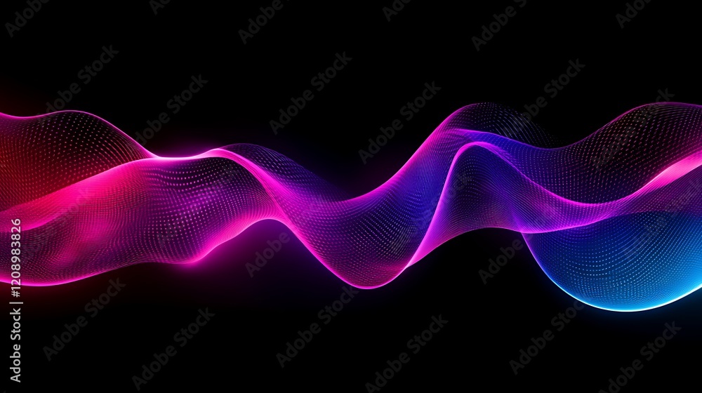 Abstract Pink and Blue Wave Pattern Design Abstract Pink and Blue Wave Pattern Design