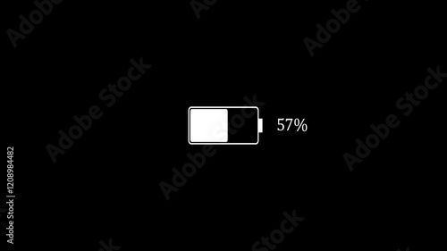 Battery Charging Symbol.